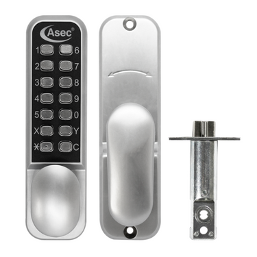 ASEC AS3300 oval knob digital door lock with 60mm latch