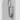 Metal door handle with door chain for upvc doors installed on a white background