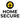 Logo for 'Home Secure' with a yellow house and lock on a black circle.
