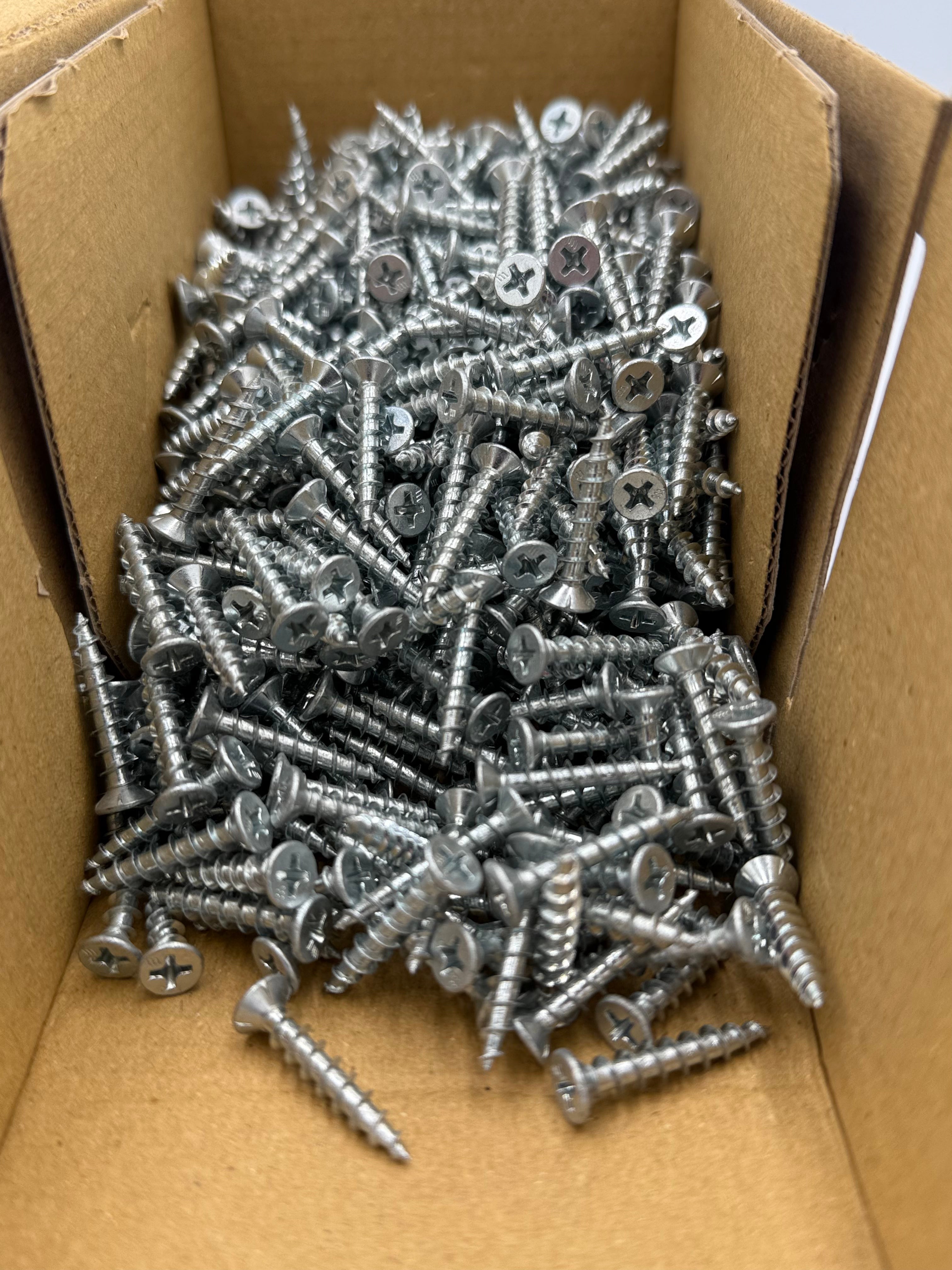 Box of silver repair screws