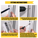 Fitting instructions for the Home Secure window or door sash jammer