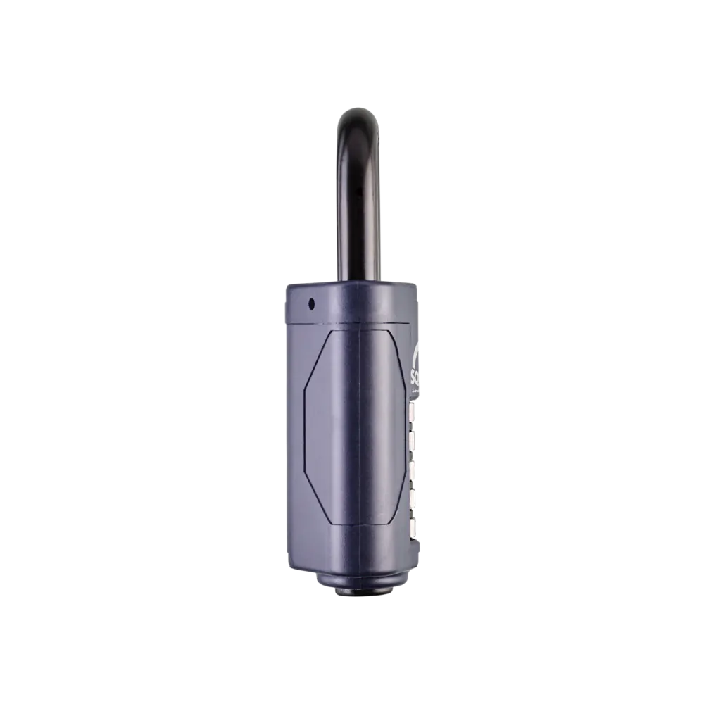 Side view of Squire CP60 High Security Combination Padlock 60mm featuring a durable lock body and hardened steel shackle.