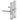 White lever lever uPVC door handle with 215mm fixing centres