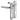 Silver lever lever uPVC door handle with 122mm fixing centres