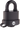 Close-up view of the Yale 51mm security padlock with black protective finish and hardened steel shackle.