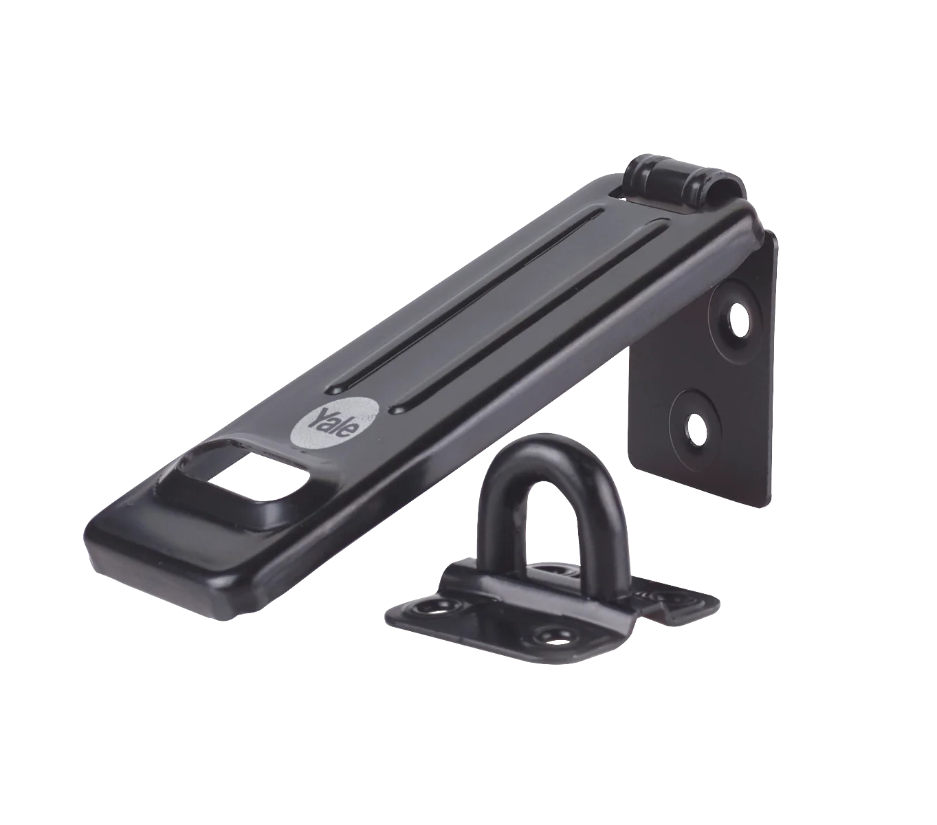 Hasp Steel Black Finish 120mm and Brass 40mm Padlock