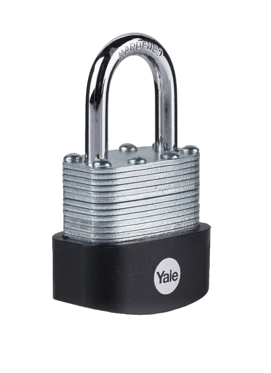 YALE Laminated Open Shackle Padlock 50mm