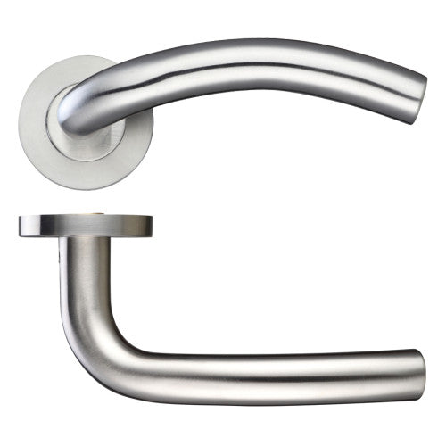 ZOO 19mm Arched Lever - Push on Rose - ZCS040SS
