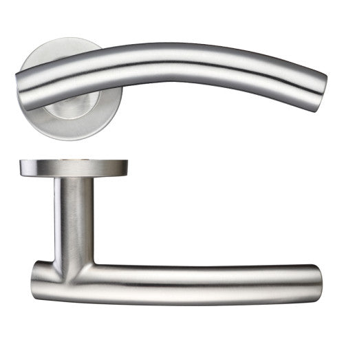 ZOO Arched T-Lever - Push on Rose - ZCS2120SS