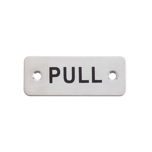 ZOO Rectangular Pull Sign 75mm x 30mm