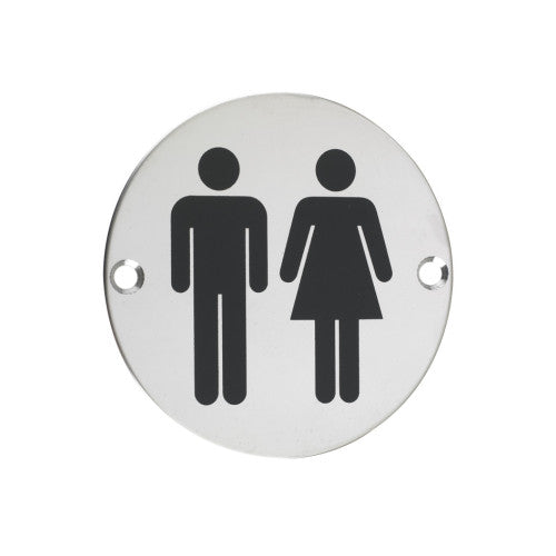ZOO Unisex Toilet Door Sign 76mm