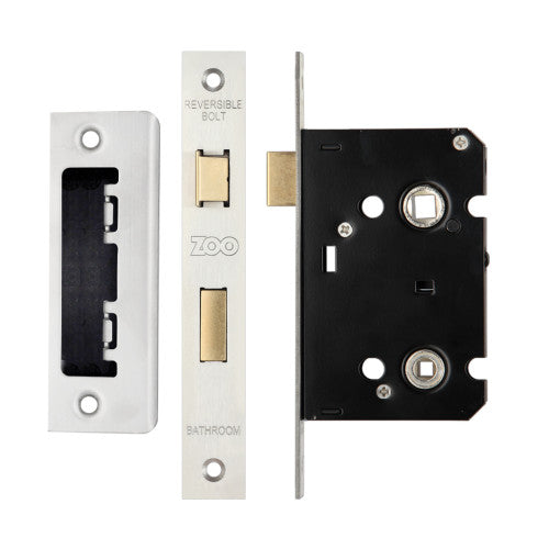 ZOO Bathroom Lock (Satin Stainless Steel)