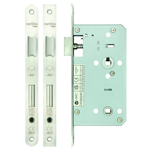 ZOO DIN Bathroom Lock - 78mm C/C