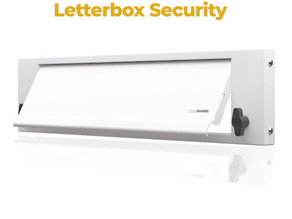 Complete letterbox security: FlapGUARD comes complete with fixing screws, self-adhesive pads and locking knobs, no additional parts needed.