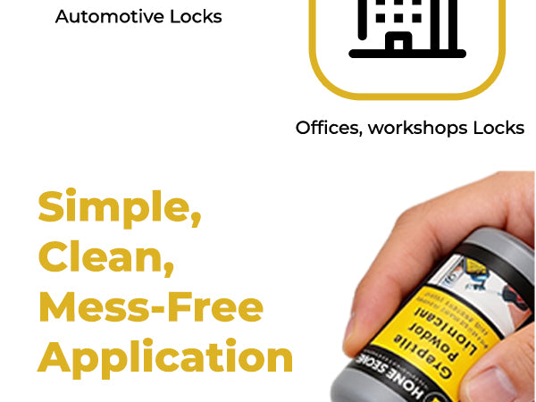 Suitable for home and garage locks, automotive locks, and office and workshop locks.
