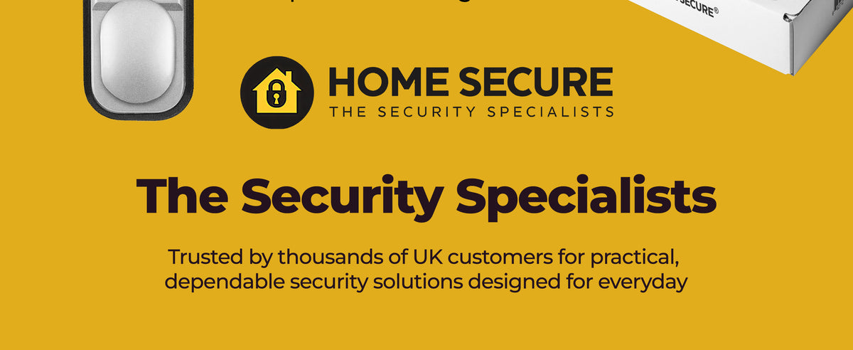 Home Secure, The Security Specialists. Trusted by thousands of UK customers for practical, dependable security solutions designed for everyday use.