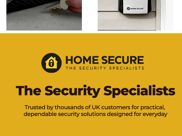 Home Secure, The Security Specialists. Trusted by thousands of UK customers for practical, dependable security solutions designed for everyday use.