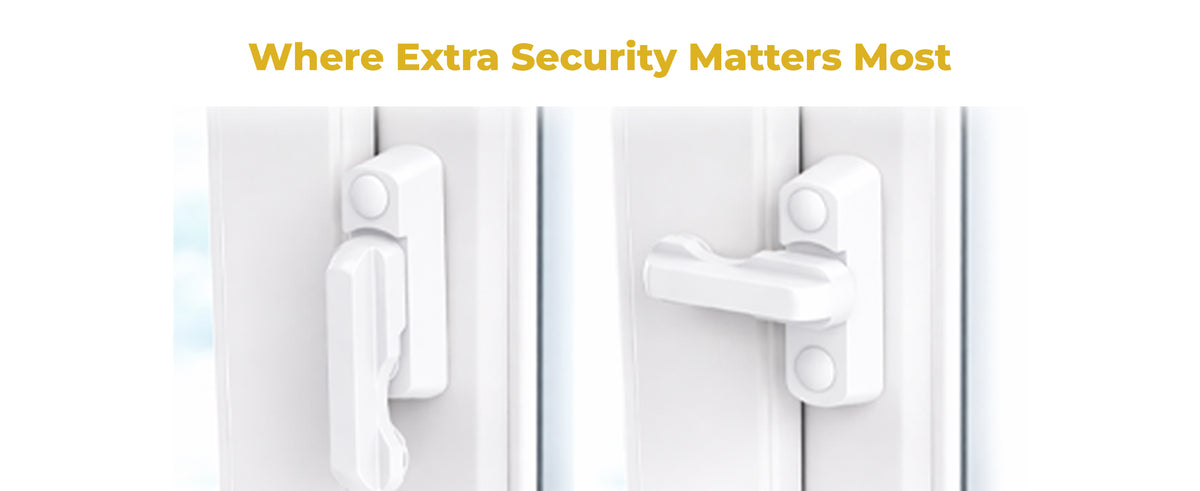 Home Secure sash jammer pack contents.