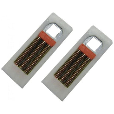 Two metal spring replacements for UPVC door handles