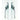 A pair of chrome-plated uPVC window handles with a keyhole, marked LH and RH to indicate left and right-handed models.