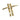 A polished gold Yale security handle with a keyhole, designed for door furniture.