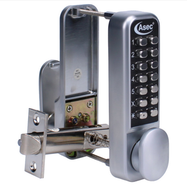 ASEC AS3300 digital lock with oval knob and internal holdback