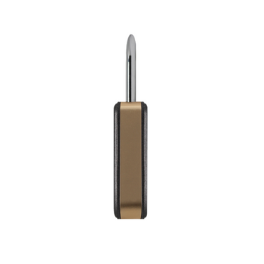 ASEC 40mm fingerprint padlock side view