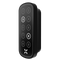 Black digital keypad lock on a white background