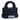 Angled view of the ERA 55mm laminated black padlock with hardened steel shackle for gates, sheds and security applications.