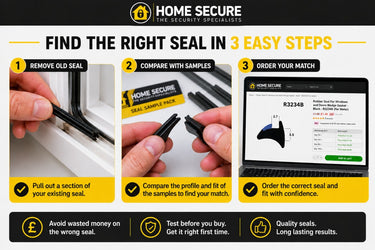 Guide to finding the correct replacement window and door seal