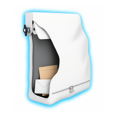 Fire Proof Retardant Letterbox Bag. Internal Letter Box Security Cover – uPVC & Composite Doors