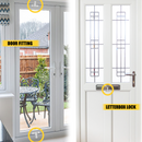 Sash Jammers - Extra Security Locks for uPVC Window & Doors - White