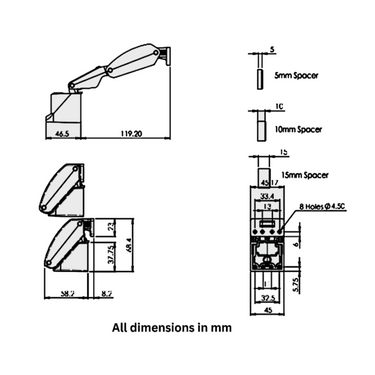 Jackloc Titan robust folding window restrictor dimensions and fitting guide