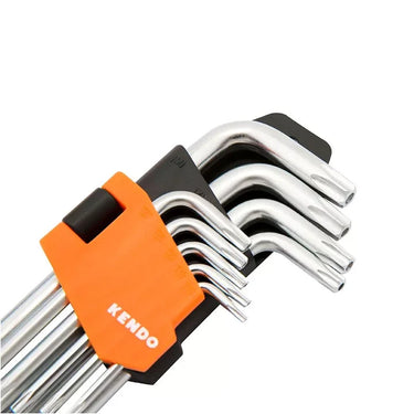 KENDO Long Arm Torx Key Set - 9 Piece
