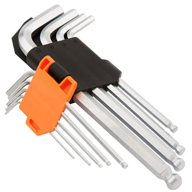 KENDO Long Ball End Hex Key Set - 9 Piece