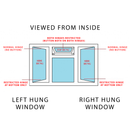 Security Restricted Window Hinges Friction Stay Side Hung 12 Inch