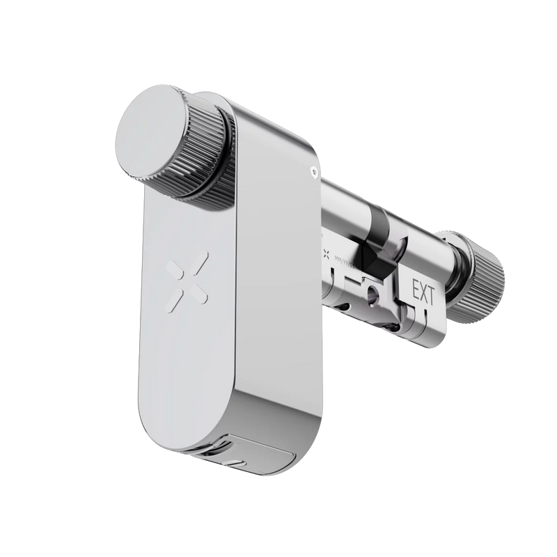 Black X Smart Lock – Keyless Euro Cylinder with App, PIN & RFID Access