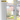 Window fitting example for Home Secure sash jammers. Image shows a white uPVC window with the frame seal installed. Two yellow circles highlight the areas where the sash jammer is fitted around the window locking points