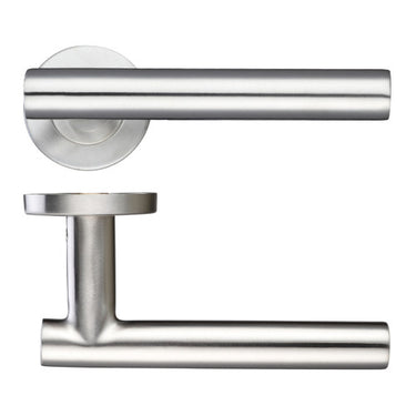 ZOO Straight T-Bar Lever - Push on Rose - ZCS2130SS