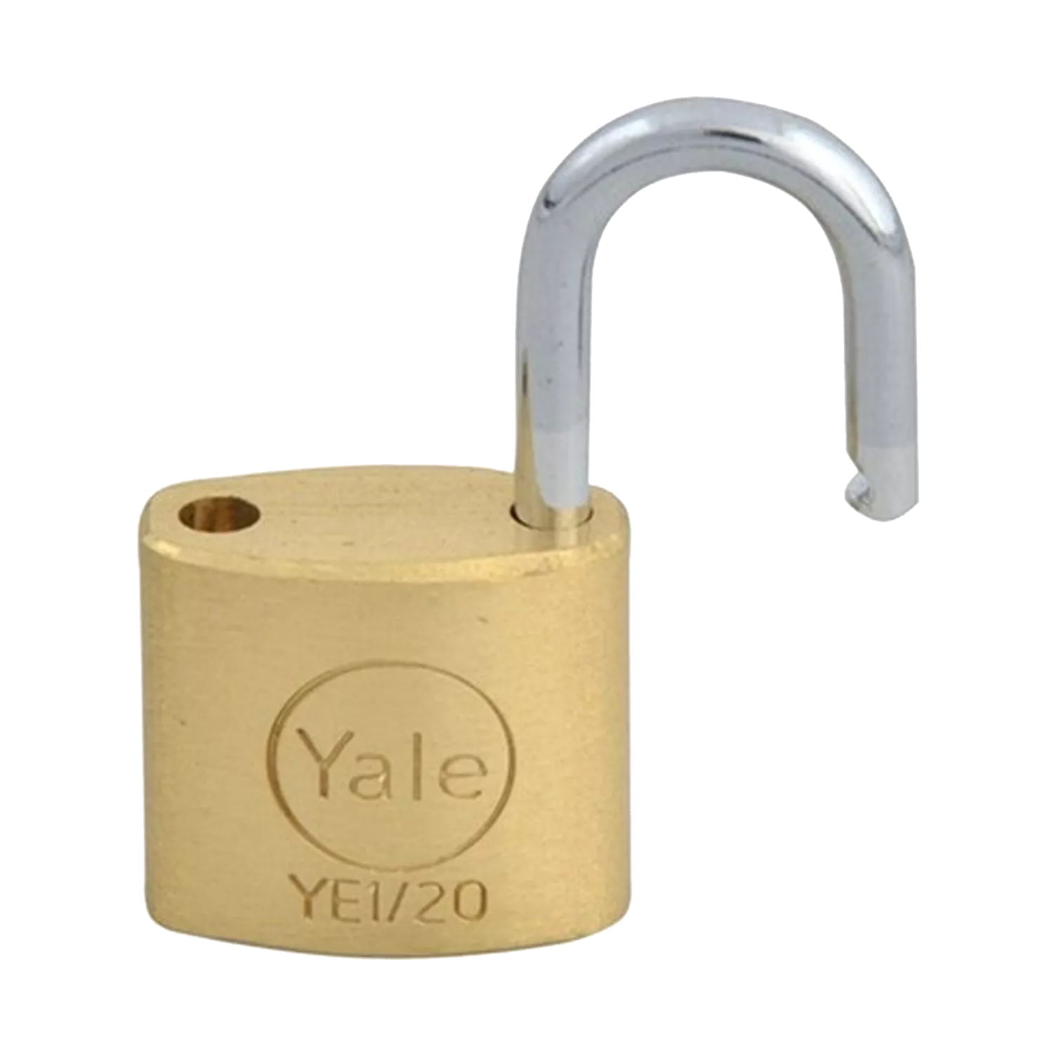 YALE Open Shackle Padlock 20mm Brass