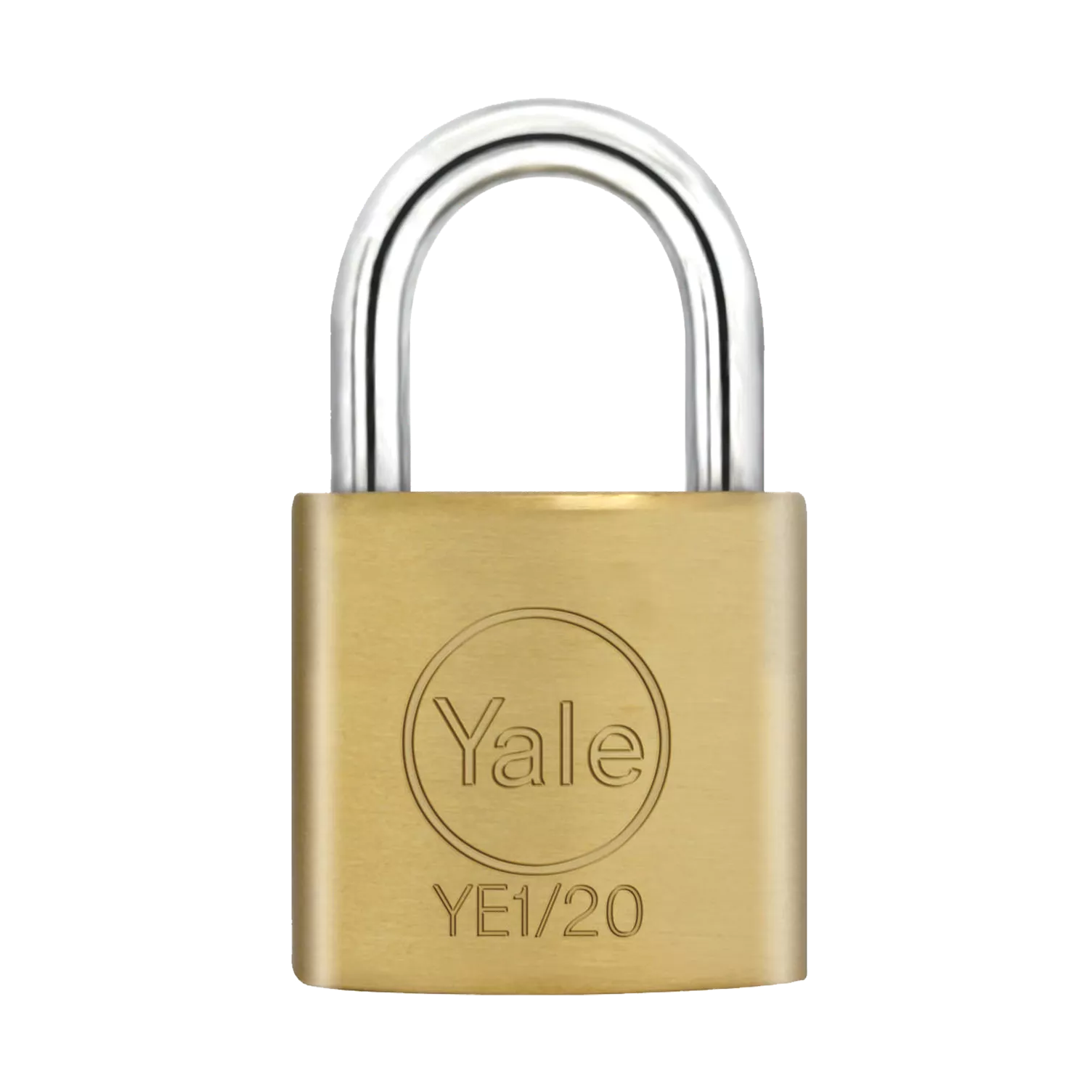 YALE Open Shackle Padlock 20mm Brass