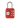 Yale red combination padlock with resettable code and keyless security for lockers, luggage and storage units.