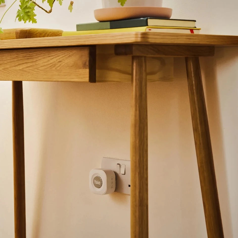 Yale Doorbell Chime plugged into an indoor mains socket