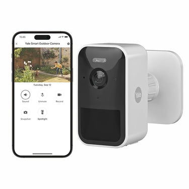 Yale Smart Outdoor Camera – 1080p HD, Wireless Battery, No Subscription, Siren