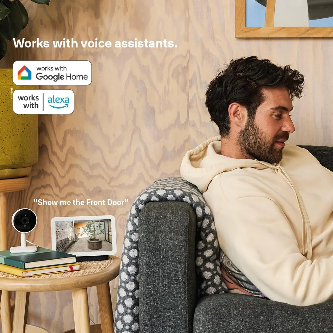 Yale Smart Video Doorbell compatible with Google Home and Amazon Alexa voice assistants