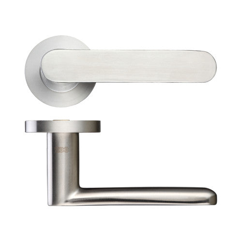 ZOO Atlas Lever - Push on Rose - ZCS090SS