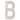 ZOO stainless steel house letter B for residential property identification