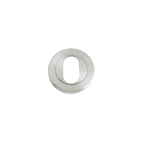 ZOO Oval Profile Escutcheon - Satin Stainless