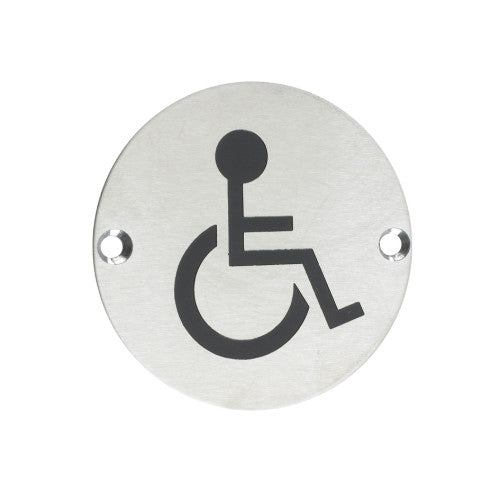 ZOO Disabled Door Sign 76mm