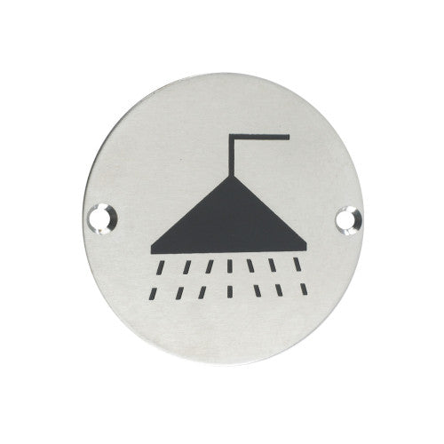 ZOO Shower Door Sign 76mm